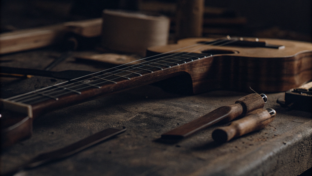 Musical instruments background